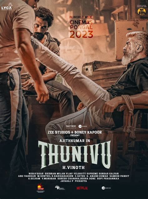 thunivu tamilyogi  Vinoth, and produced by Boney Kapoor